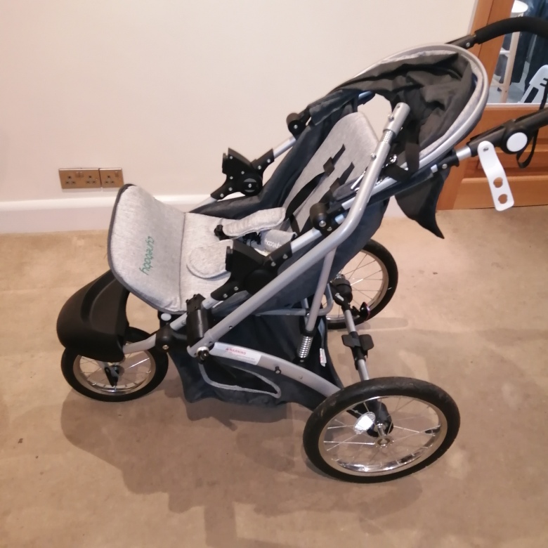 Push chair after child has been safely removed