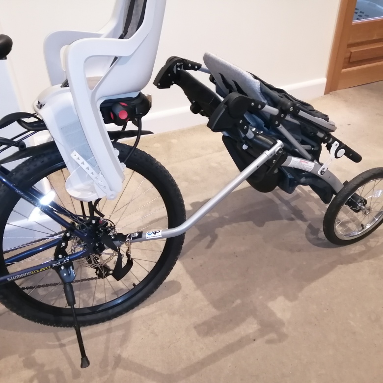Secure bike on its stand